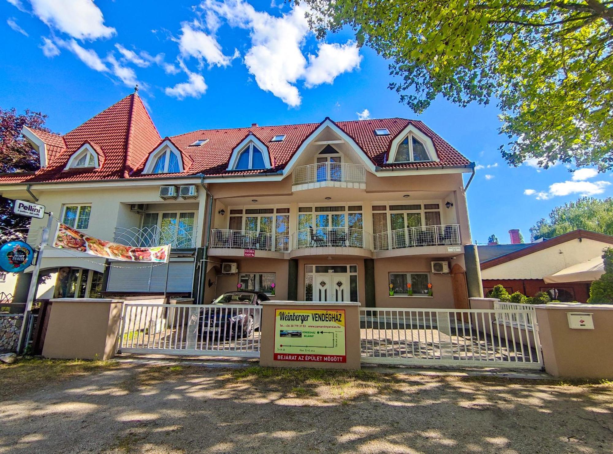 Weinberger Vendégház Zamárdi Exterior foto