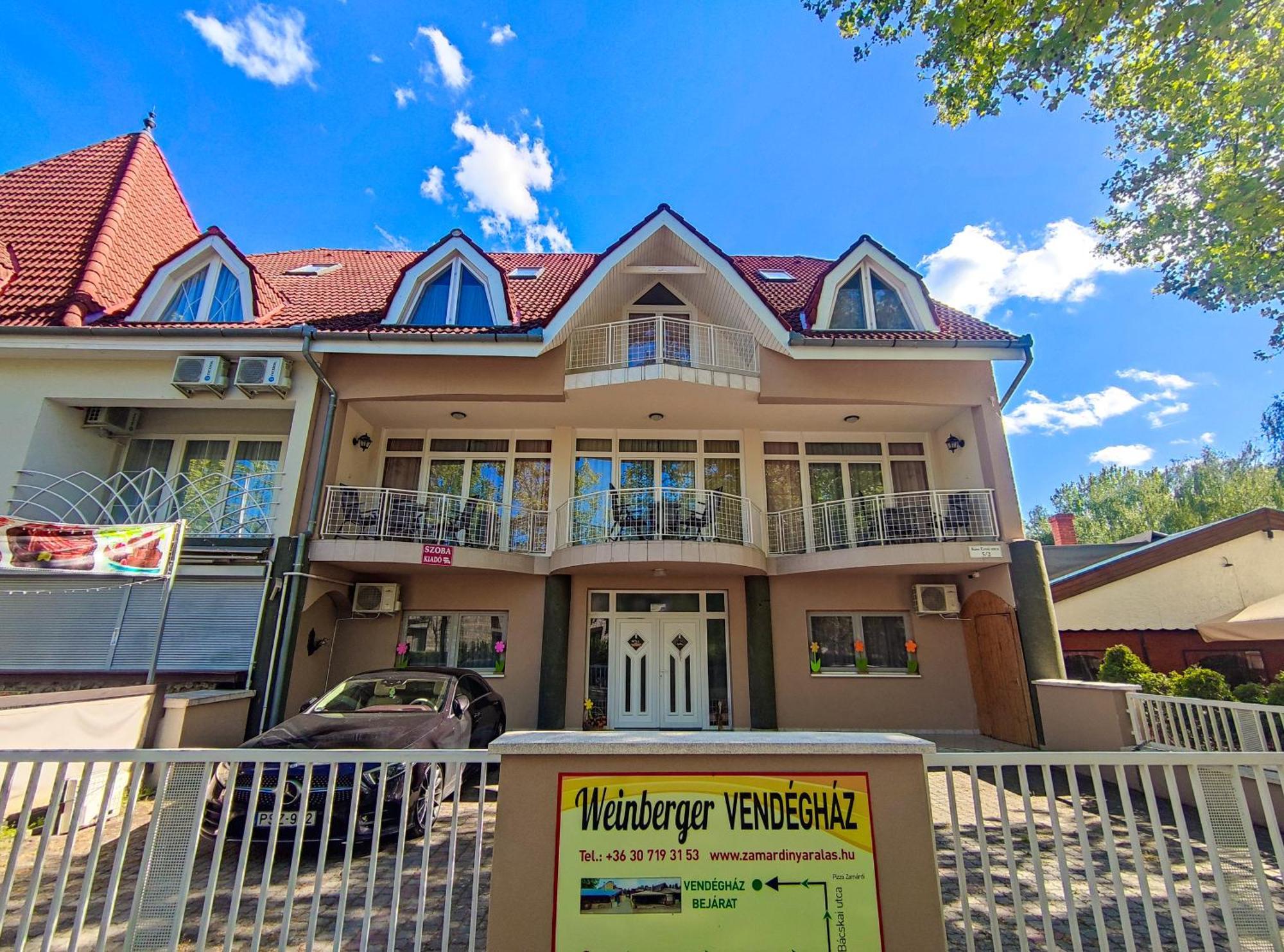 Weinberger Vendégház Zamárdi Exterior foto